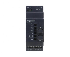 Odbiornik programowalny, 2 przekaźniki, 24..240 V AC/DC, 2 przyc., 6 LEDy ZBRRA