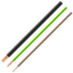 Helukabel 29397-100 Wire H07V-K 1x1.50 mm² Dark blue/white 100 m