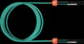 LSD31100100 LED FO cable, 50/125µm, OM3, SC / SC Duplex, turquoise, 10 m