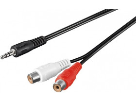 Kabel przejściowy jack Cinch (RCA) 3,5 mm