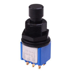 8642ADBG6X923 APEM Black On-(On) Momentary Foot Switch DPDT 4A