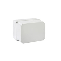 IP65-IP67 Puszka hermetyczna wysoka LIGHT 185x246x180 pokrywa pełna, z osłabieniami (4xM25, 6xM40)