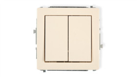 Deco Przycisk Świecznikowy Beżowy 1Dwp-44.1