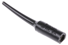 Adapter do złącz pomiarowych, rodzaj: Żeński, 3A, Czarny, 2500V