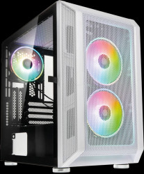 CITADEL MESH RGB WHITE Kolink Citadel Mesh RGB microATX housing, white