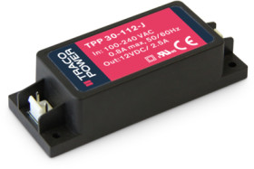 Switching power supply, 9 VDC, 3.34 A, 30 W, TPP 30-109-J