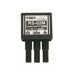 Zwrotnica SAT-RTV RS-02M sumator i rozgałźnik 2w1 TV-SAT DVT