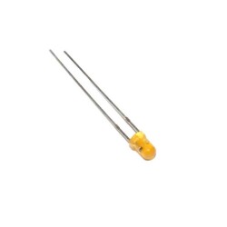 DIODA LED 3mm POMARAŃCZOWA DYF. SUPERJASNA