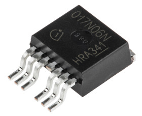 MOSFET N-kanałowy 180 A D2PAK-7 60 V SMD Pojedynczy 250 W 1,7 milioma
