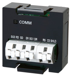 Moduł komunikacyjny Omron Moduł komunikacyjny NX Moduł procesora serii NX NX1W-CIF01 35,9 x 13,5 x 35,9 mm Komunikacja