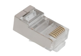 WTYK RJ45 8P8C EKRAN OKRĄGŁA LINKA RJ-45 1 SZTUKA