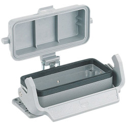 Harting 09 30 016 0306 Han&#xAE; 16 B Base Panel Housing Bulkhead 1 Lever