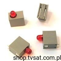 2608.9004 LED 3mm Red in Case SMD MENTOR