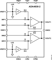 High Speed Difference Amplifier with Input Short-to-Battery Protection