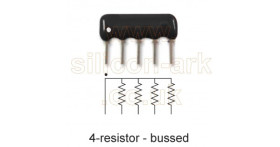 10K Ohm 4-resistor bussed network (5A103G)
