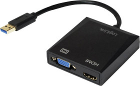adapter USB, VGA, HDMI LogiLink UA0234 UA0234, 10.00 cm