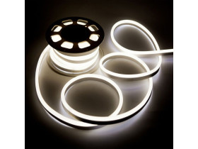 Wąż świetlny LED VT-55 NEON FLEX SMD Chip SAMSUNG pasek 12V 10W biała neutralna 4000K 5m 327 V-TAC