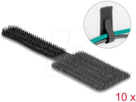 19582 Cable holder with hook-and-loop fastening, self-adhesive, 90 mm,