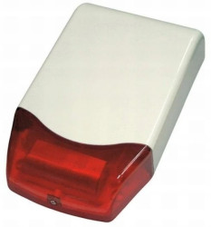 Sygnalizator akustyczno-optyczny 116dB, piezoelektryczny, optyka-diody LED, pobór 120 mA TSZ-4D