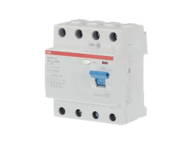 Wyłącznik różnicowoprądowy 4P 25A 30mA 10kA typ A F204 A-25/0,03 2CSF204101R1250 ABB