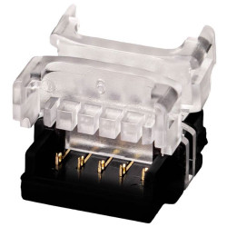 Barthelme 50070212 12FF5 Connector Set for 12mm 5-Pin LED Strips Polycarbonate