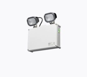 Oświetlenie awaryjne Knightsbridge 2 x 3 W czas działania 3h szerokość 280 mm