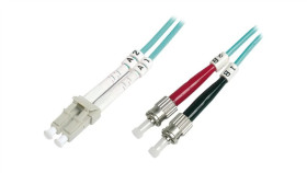 Dk-2531-01/3 Patch Cord Światłowodowy Om3 Lc/Upc,St/Upc 1M Lszh Turkusowy