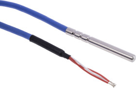 Czujnik RTD PT100 długość 60mm średnica 6mm +200°C żyły 3 Sonda