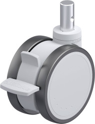Blickle 935703 LKDGH-PATH 125K-FI-ZA55 Podwójna rolka z tworzywa sztucznego Średnica koła: 125 mm Maksymalne obciążenie: