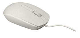 Myszka, Optyczna, 3-przyciskowa, kolor: Biały, USB, Ceratech, MOU-BIO100-WH