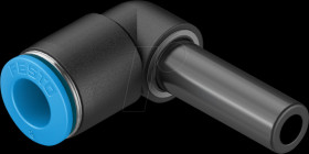 153058 Connector, L-shaped, dia. 8 mm &lt;&gt; dia. 8 mm