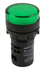 Green 22mm LED Pilot Indicator Light 220V