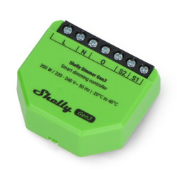 Shelly Dimmer Gen3 - inteligentny ściemniacz światła WiFi - aplikacja Android/iOS