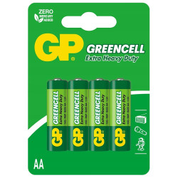 4 x bateria cynkowo-węglowa R6 / AA GP GreenCell
