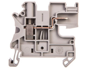 Złączka szynowa 2-przewodowa 4mm2 śrubowa/wtykowa szara UT 4/ 1P-H 3001369 /50szt./