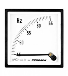 Częstotliwościomierz 96x96mm, od 45 do 65 Hz, 230V
