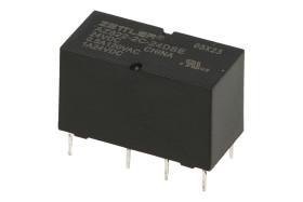 Przekaźnik; elektromagnetyczny miniaturowy; AZ822-2C-24DSE; 24V; DC; 2 styki przełączne; 0,5A; 120V AC; 1A; 24V DC; do druku (PC