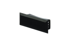 Zaślepka otworu SC duplex czarna EM/ZASSCD-B