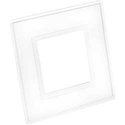 Dencon 88032NB Clear Finger Plate 1-Gang (Pack of 2)