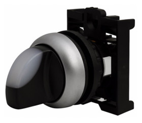 Przełącznik chwilowy, 3-pozycyjny, IP66, Ø 22mm, Eaton M22