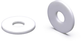 Washer, M3, H 0.8 mm, inner Ø 3.2 mm, outer Ø 9 mm, PA, DIN 34816, BYB-3-16H9833