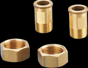 Installation adapter, G 3/4, R 1/2 for flow sensors SV5x5x, SV6x5x, E40440