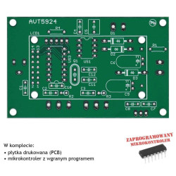 Cyfrowy obrotomierz stroboskopowy LED - PCB do projektu AVT 5924