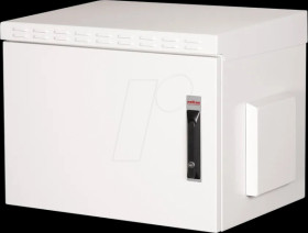 26210082 19-inch wall-mounted housing, 7 U, 450mm depth, outdoor, gray