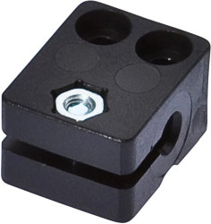 Akcesoria czujnik, Ø4mm, plastik, do czujnika 4mm, do montażu na ścianie, do montażu na śrubach, AY000044