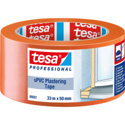 tesa 66001-00003-00 Professional Plastering Tape 33m x 50mm 1pc orange
