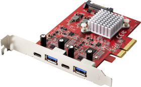 Karta kontrolera USB 3.2 Gen 2 Renkforce RF-4679642 RF-4679642 2+2 Porty PCIe