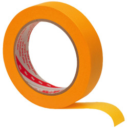 Scotch 2441850 Gold Masking Tape 50m x 18mm UV-Resistant 100&#xB0;C Safe