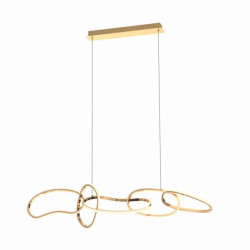 Lampa wisząca CHOLET kolor francuskie złoto metal/aluminium, tworzywo sztuczne, LED 6600 Lm 3000K IP20 MD7361-5A-EGT Zuma Line