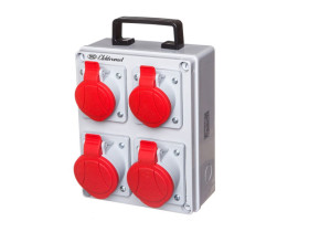 Rozdzielnica budowlana RB gniazda 2x16A/5 2x32A/5 IP44 RPK-3 940073 ELEKTROMET